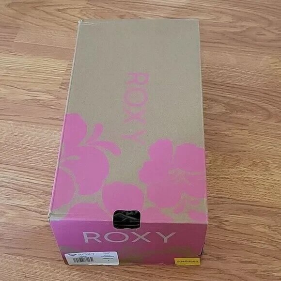 Roxy Sneakers Floral Canvas Shoes 7.5 Libbie Casual NWT NIB - Picture 2 of 8